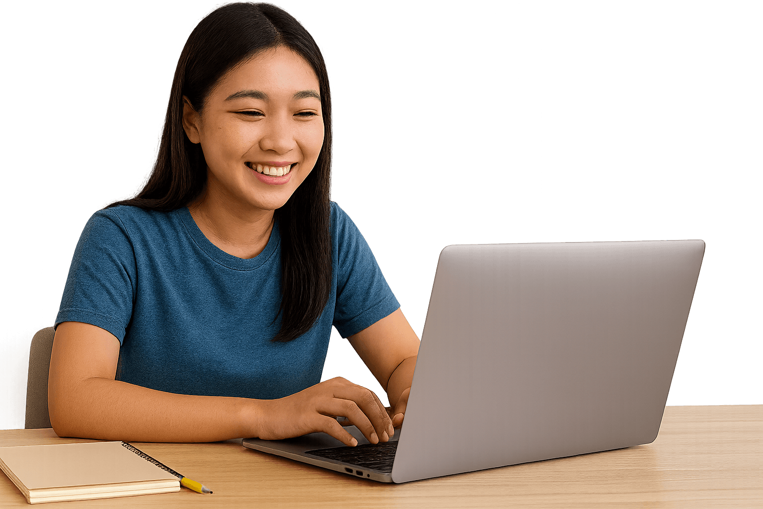 Student viewing a clear career pathway